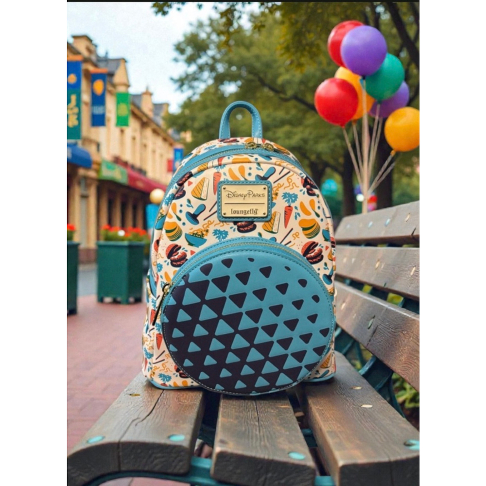 Loungefly Disney Epcot Food Wine Backpack NWT